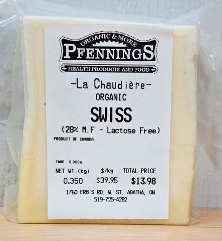 Cheese - Swiss (La Chaudiere) NA